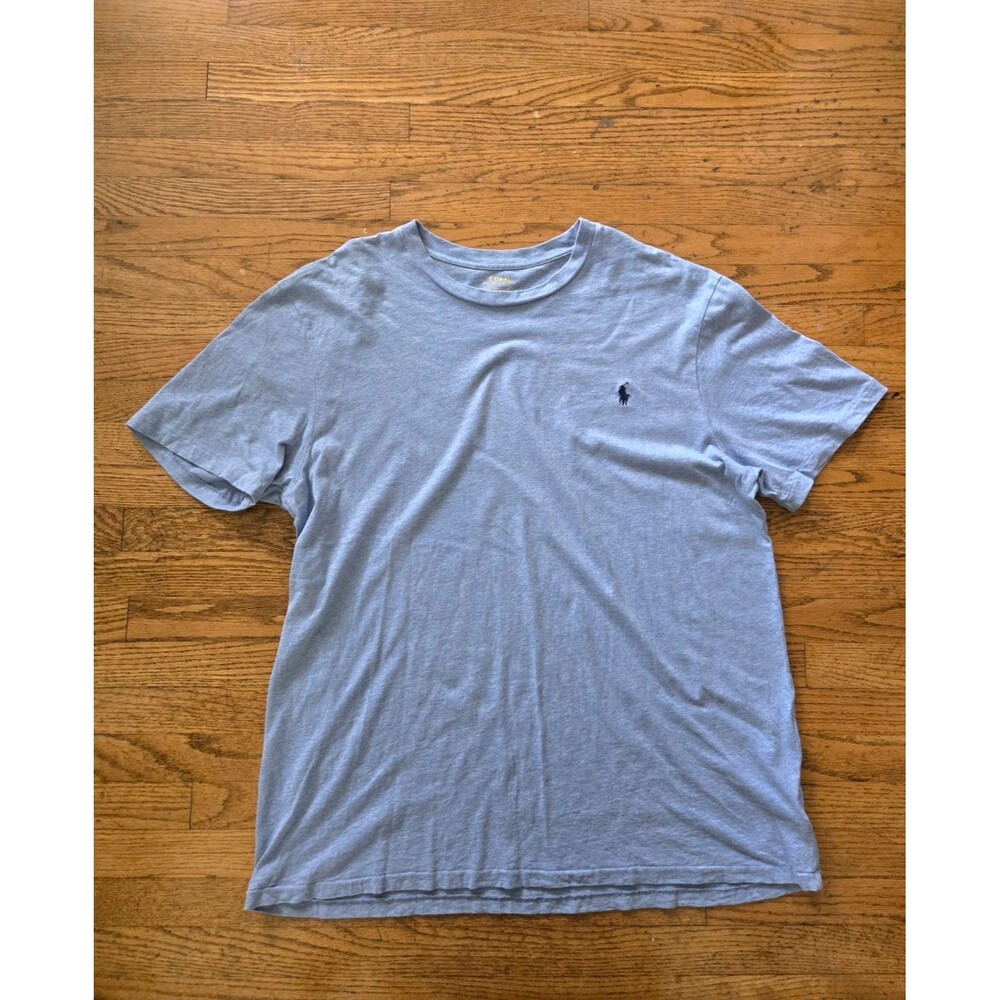 Polo Ralph Lauren Men's Crew Neck Classic Logo T-Shirt Blue Size Large Tall